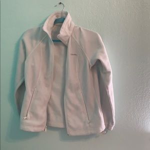 White Columbia Fleece Sweater